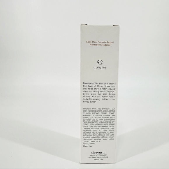New Marin Bee Pure Honey Skincare Honey Shave - Picture 3 of 5
